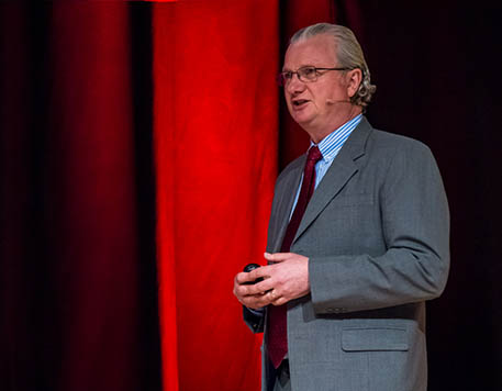 John de Wardt at podium image